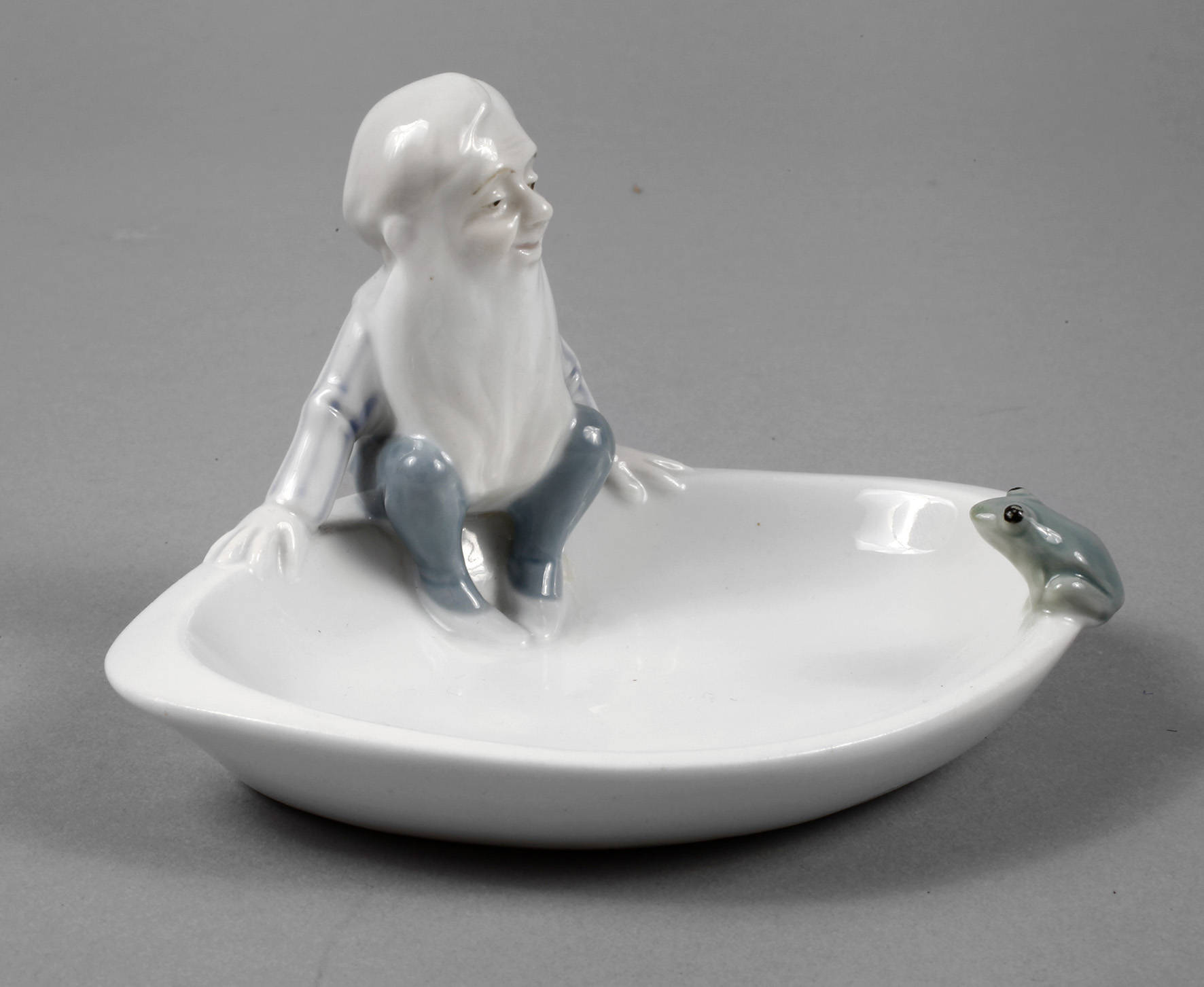 Metzler & Ortloff Visitenkartenschale mit Zwerg