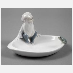 Metzler & Ortloff Visitenkartenschale mit Zwerg