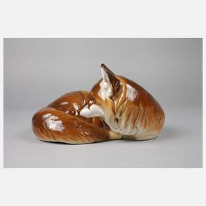 Nymphenburg liegender Fuchs