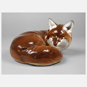 Nymphenburg liegender Fuchs