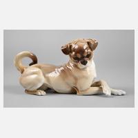 Nymphenburg liegender Mops111