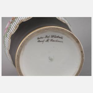 Nymphenburg Deckelvase