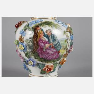 Potschappel Dresden Deckelvase