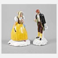 Rosenthal Miniaturen ”Biedermeierdame & Biedermeierherr”111
