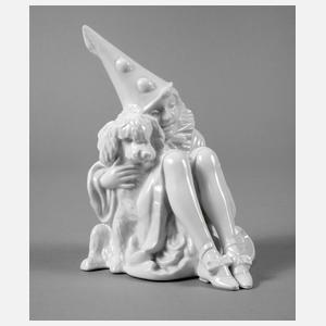 Rosenthal ”Harlekin mit Hund”