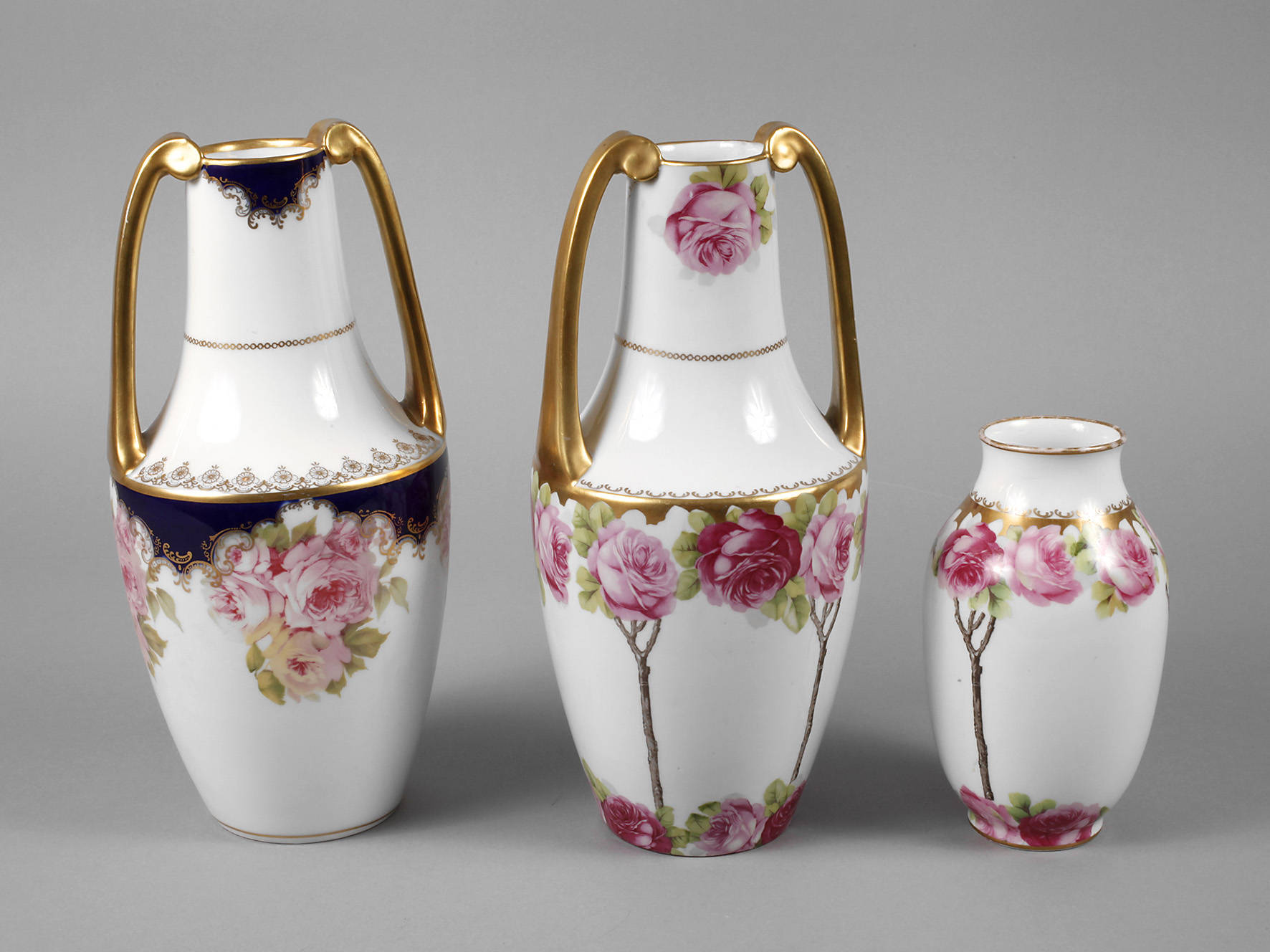 Rosenthal drei Vasen