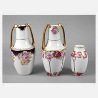 Rosenthal drei Vasen111