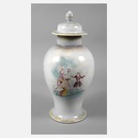 Rosenthal große Deckelvase Tabakmotiv111