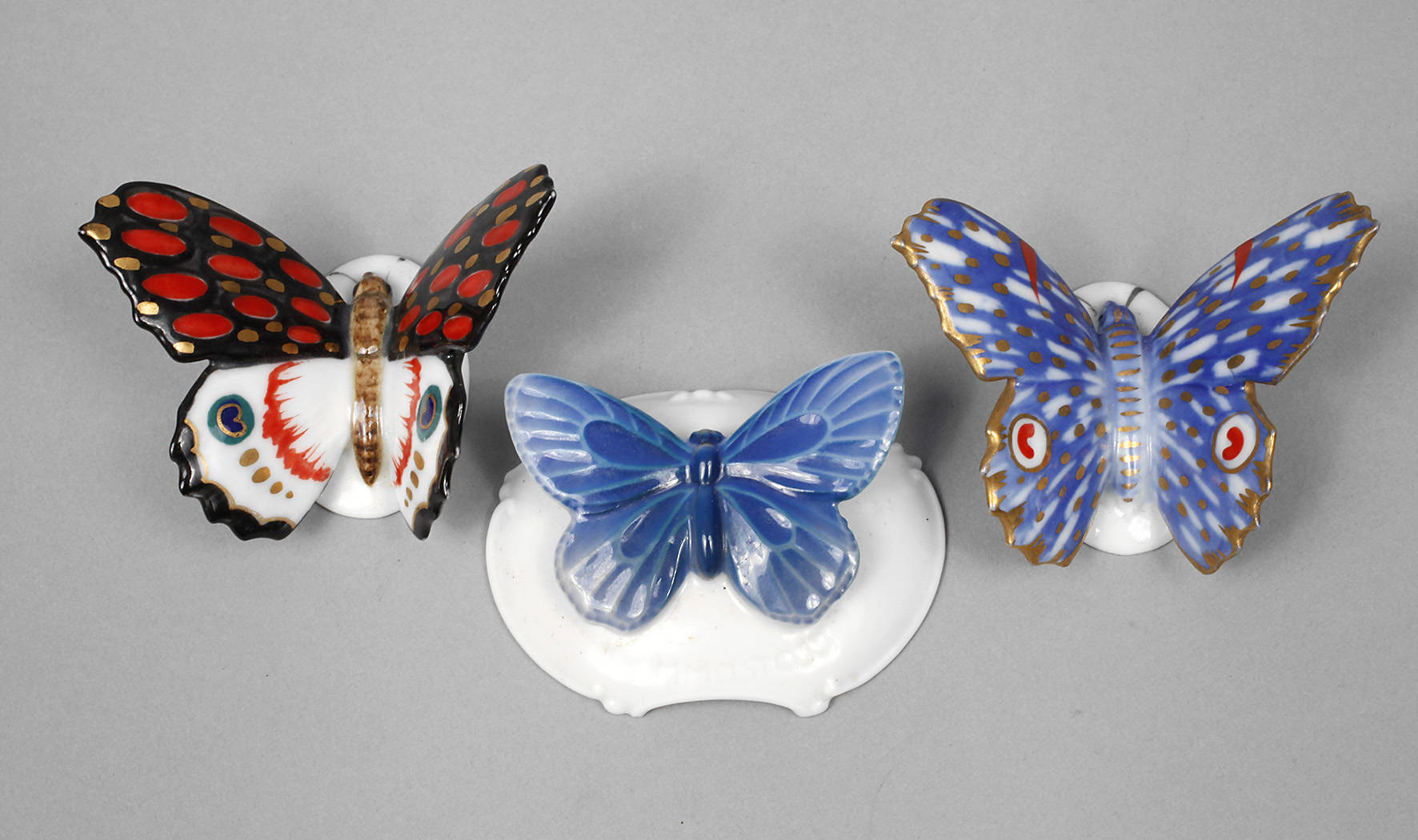 Rosenthal/Volkstedt drei Schmetterlinge