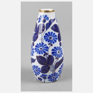 Zeh, Scherzer & Co. Vase Blaumalerei