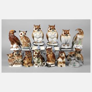 Konvolut Rauchverzehrer als Eulen