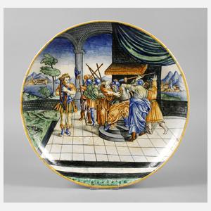 Italien großer Fayenceteller