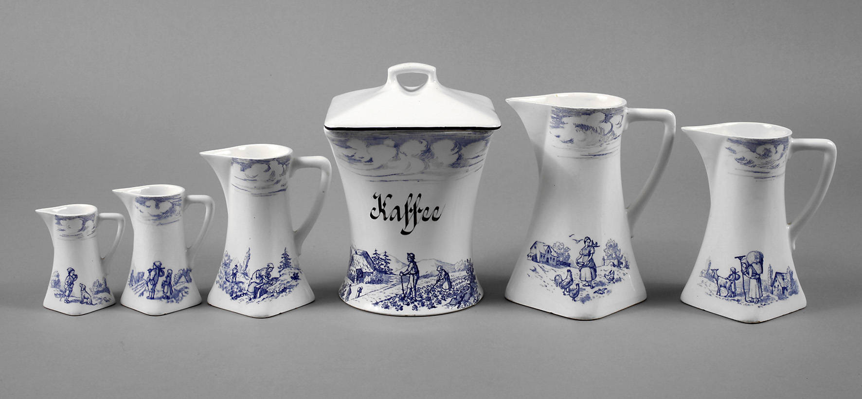 Max Roesler sechs Gefäße