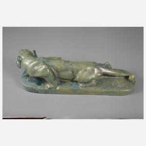 Tierfigur liegender Tiger