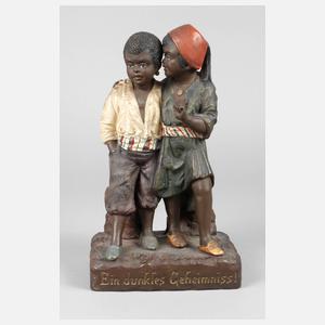 Eichwald zwei Afrikanerkinder