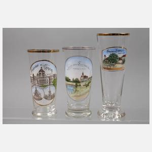 Elf Andenkengläser