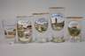 Elf Andenkengläser