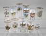 Elf Andenkengläser