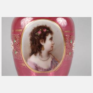 Emailvase Historismus