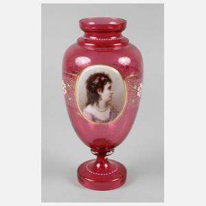 Emailvase Historismus