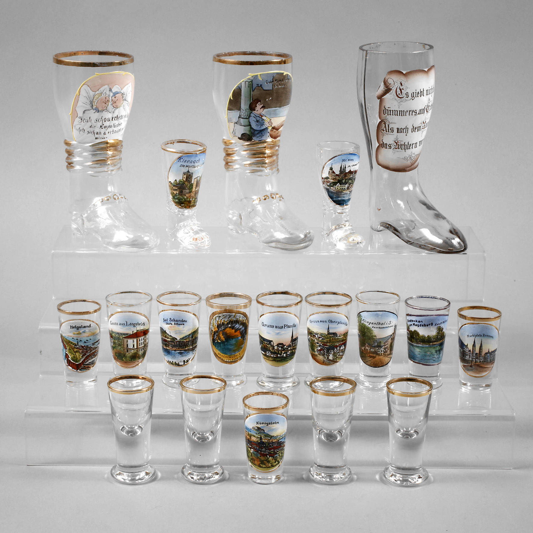 19 Andenkengläser