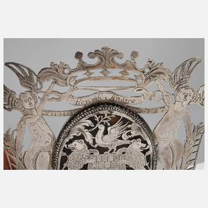 Barocke Monogrammplakette