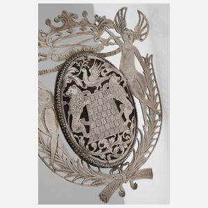 Barocke Monogrammplakette