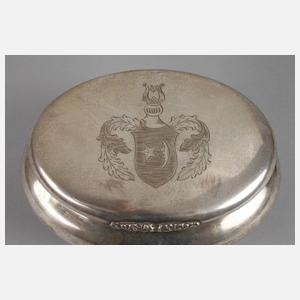 Silber Zuckerdose aus Adelsbesitz