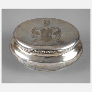 Silber Zuckerdose aus Adelsbesitz