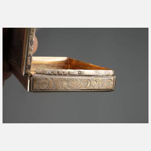 Feine jagdliche Tabakdose