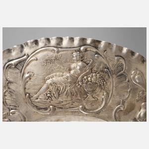 Große Schauplatte Silber