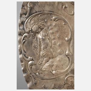 Große Schauplatte Silber