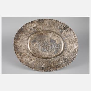 Große Schauplatte Silber