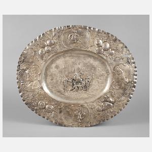 Große Schauplatte Silber