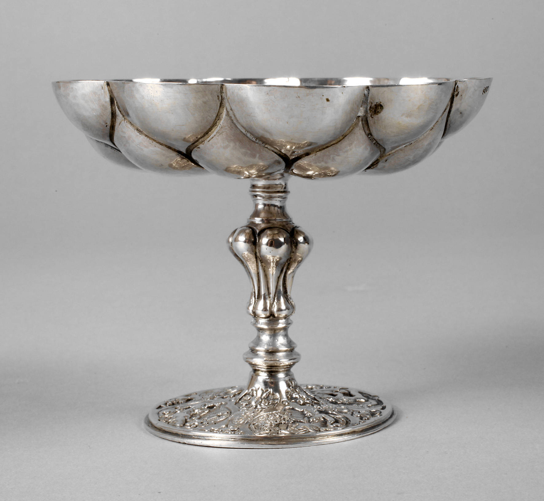 Hanau kleine Fußschale Silber