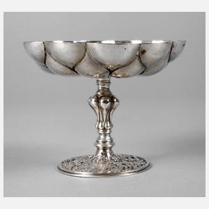 Hanau kleine Fußschale Silber