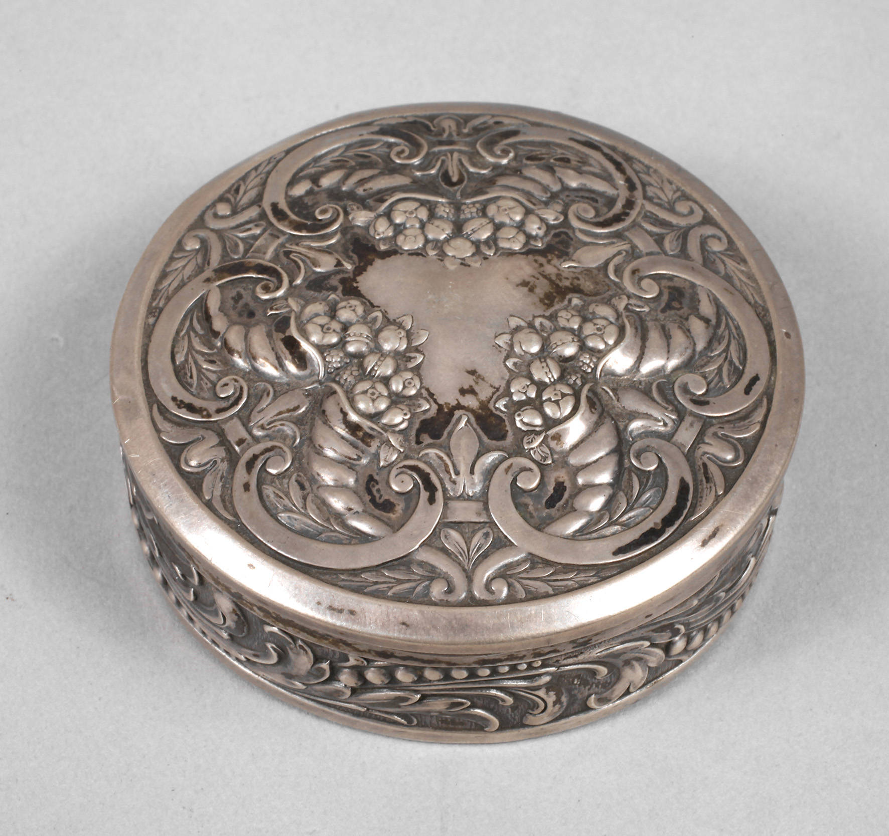 Silberdose Jugendstil