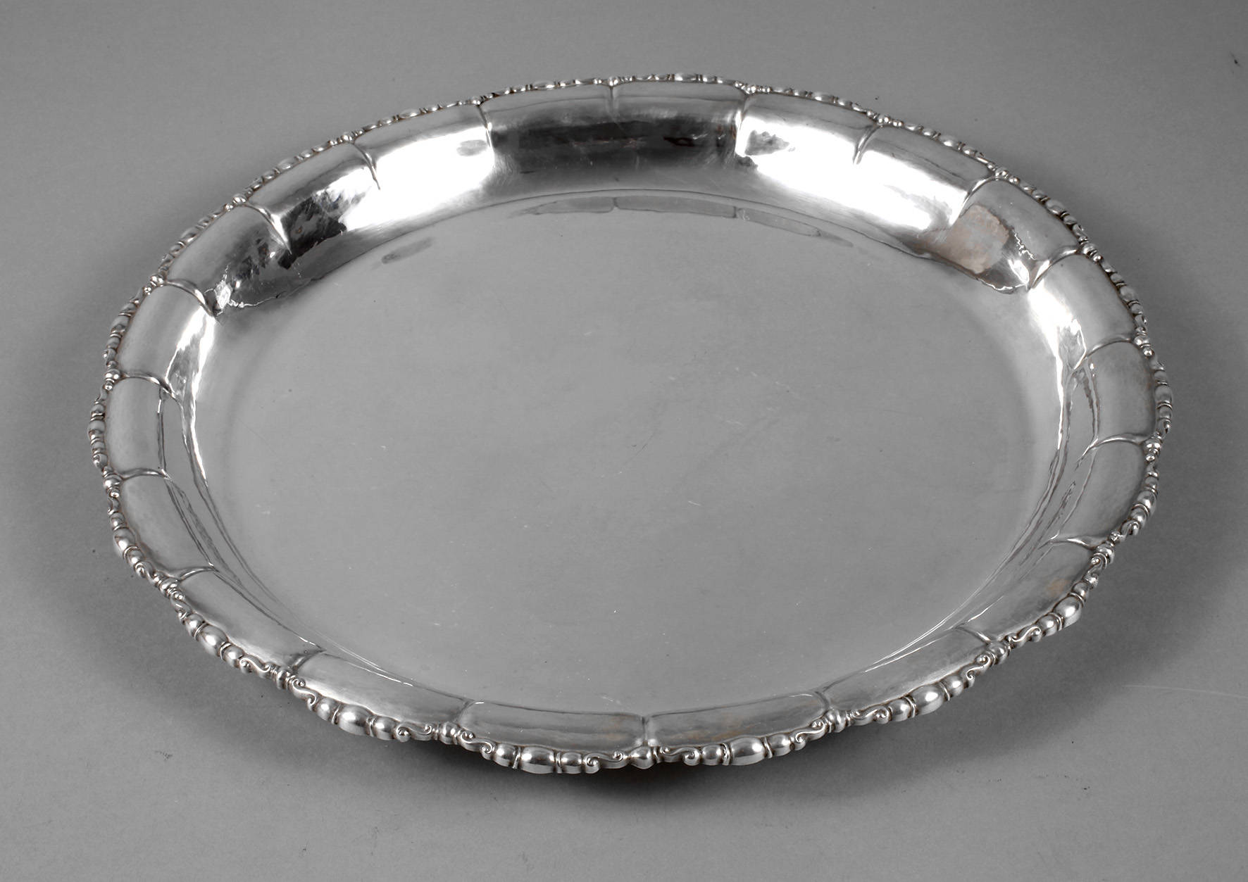 Art déco Silbertablett