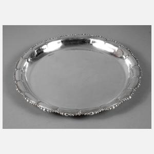 Art déco Silbertablett