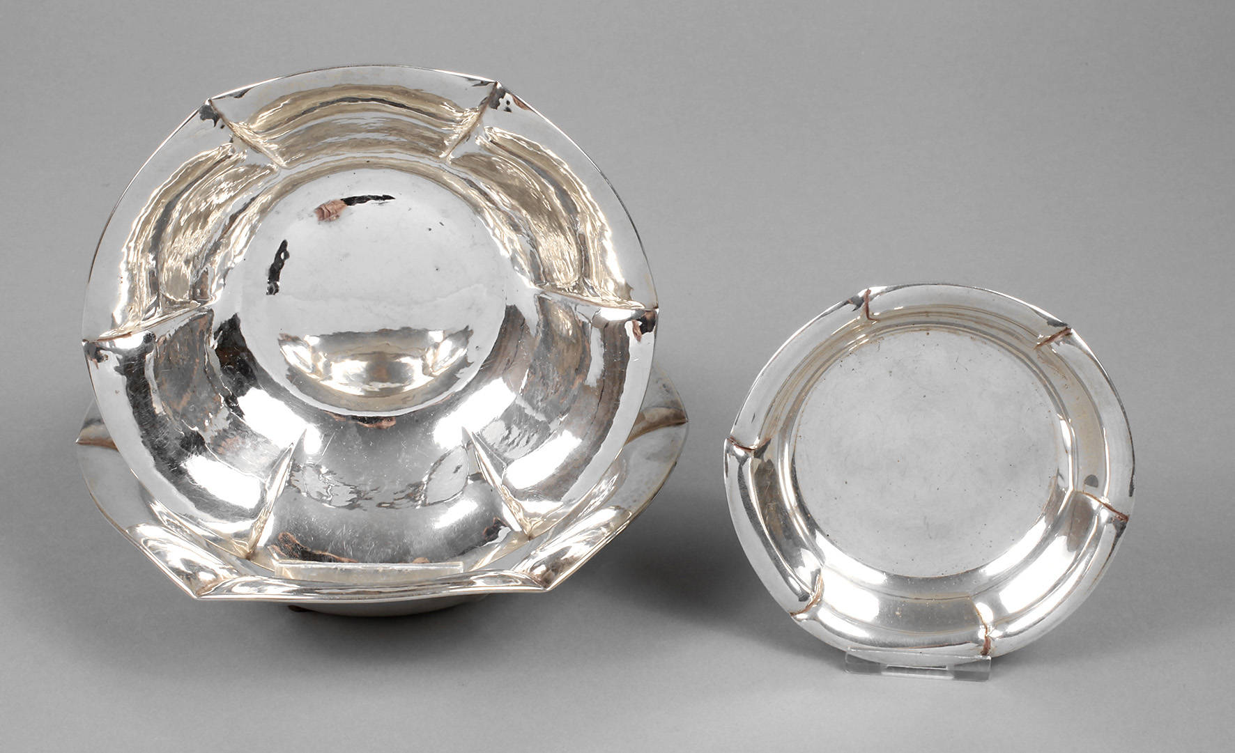 Drei Silberschalen
