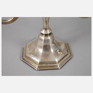 Paar Silberleuchter Art déco