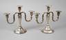 Paar Silberleuchter Art déco
