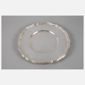 Silber sechs große Platzteller