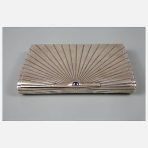 Silber Zigarettenetui Art déco