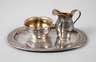 Silber Zucker-/Sahneset Art déco