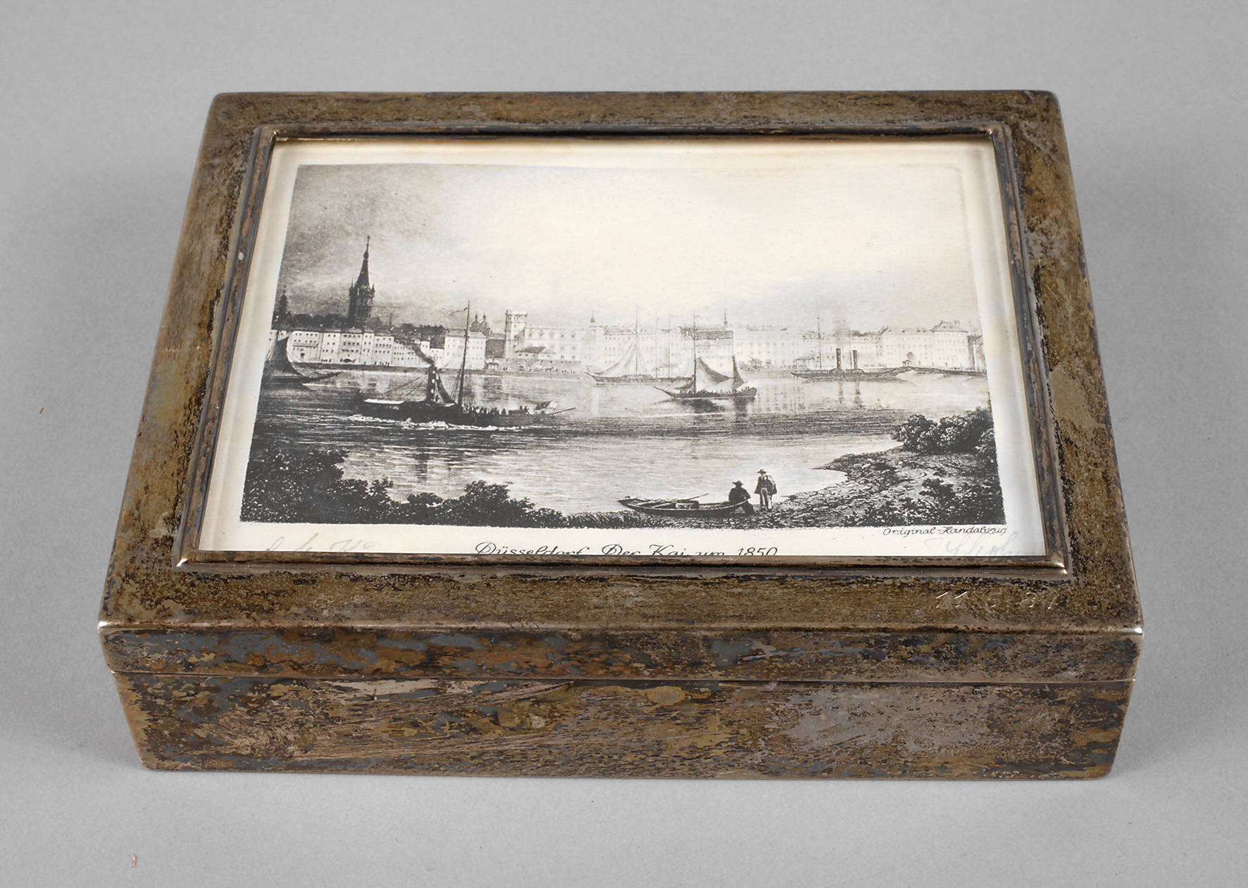 Zigarettendose Silber