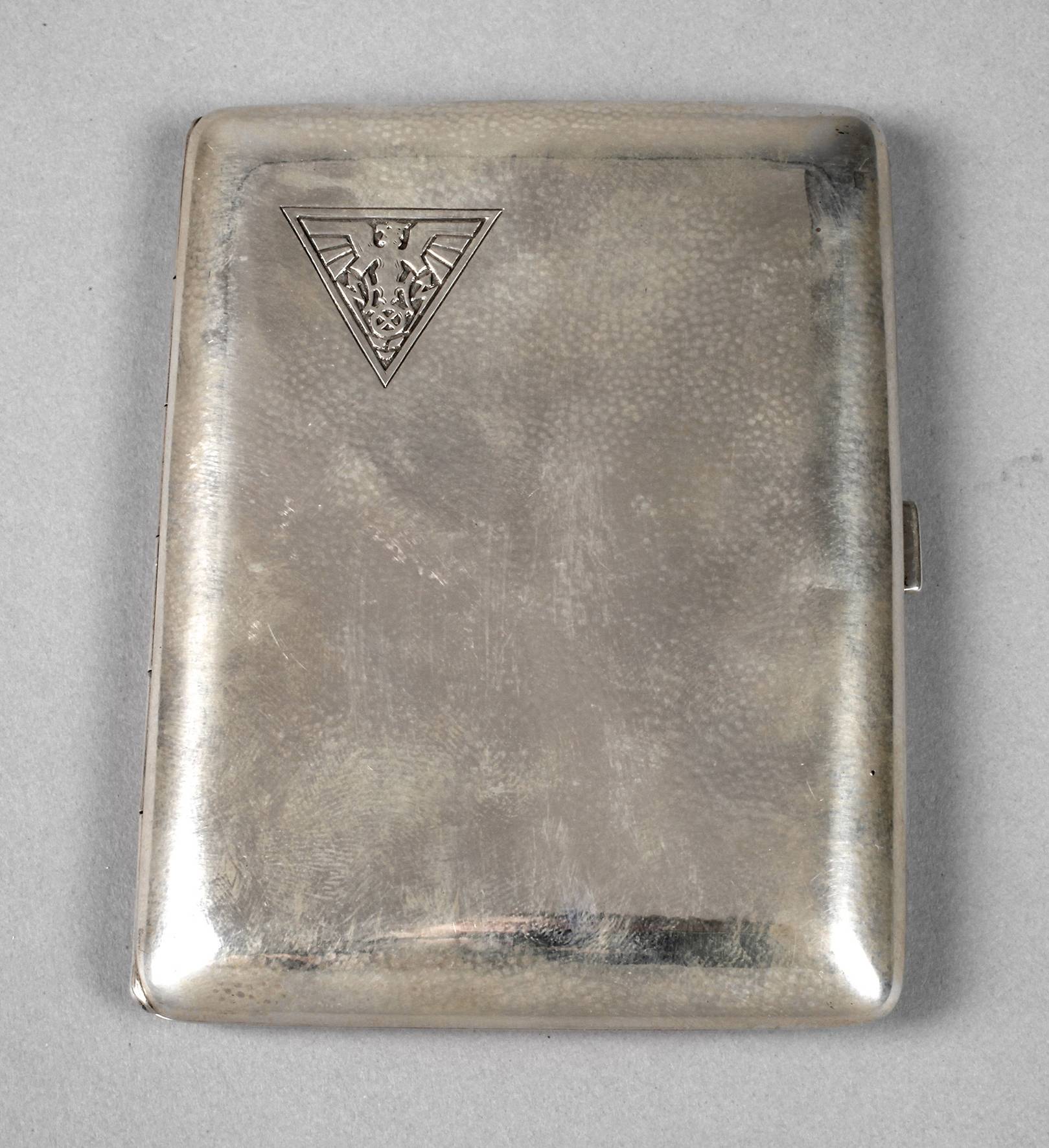 Zigarettenetui Silber