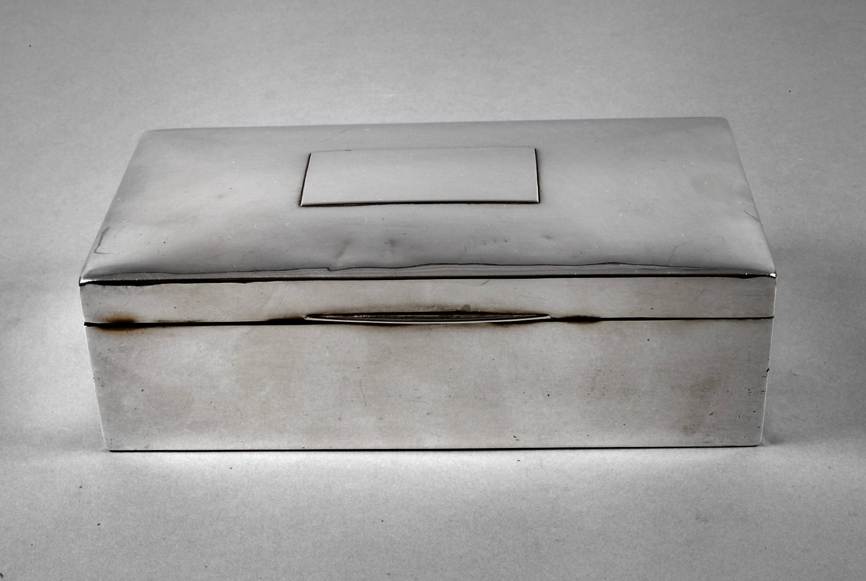 Zigarrendose Silber