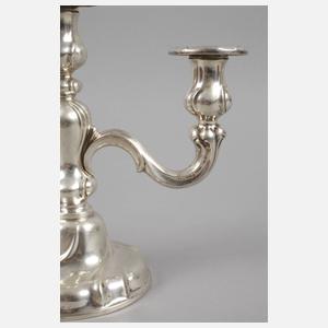 Dreiarmiger Silberleuchter