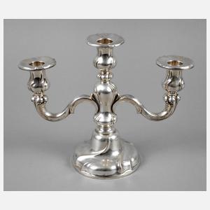 Dreiarmiger Silberleuchter